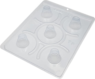 Forma De Chocolate - Forma De Chocolate Especial 3 Partes - Copinho De Licor-BWB1273